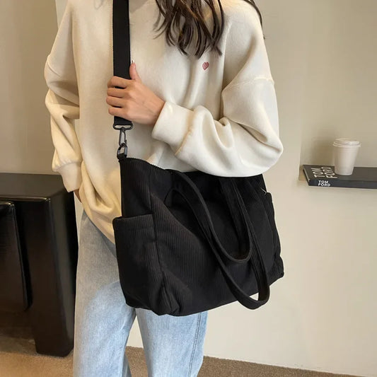 Teresa | Corduroy Crossbody Travel Bag