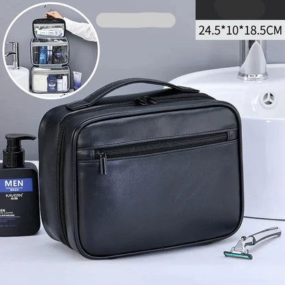 Lilianna | Convenient & Practical Multi-Layer Cosmetics Bag