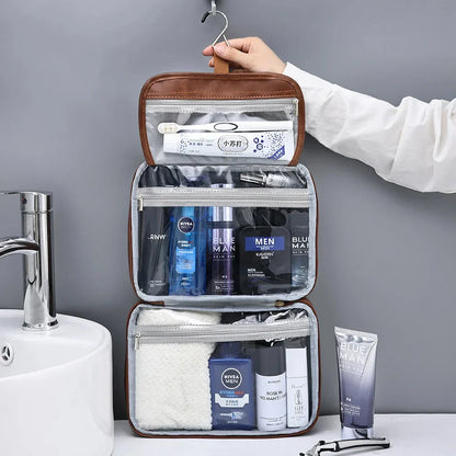Lilianna | Convenient & Practical Multi-Layer Cosmetics Bag
