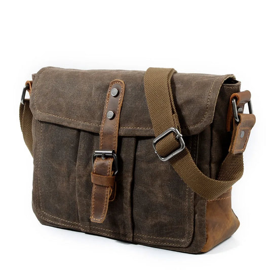 Jeremy | Vintage Waterproof Canvas Crossbody Messenger Bag