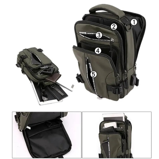 Nick | Men's Waterproof Anti-Theft Crossbody Sling Bag