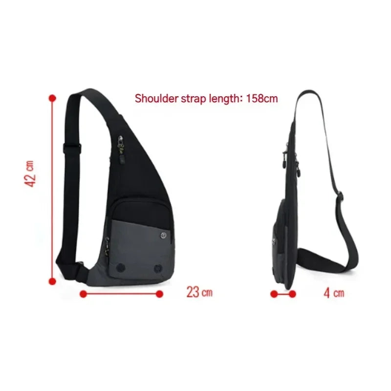 Mark | Compact Waterproof Canvas Crossbody Sling Bag