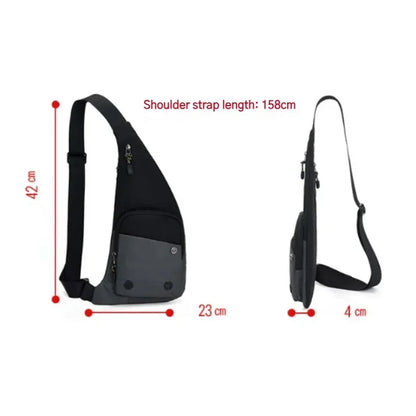 Mark | Compact Waterproof Canvas Crossbody Sling Bag