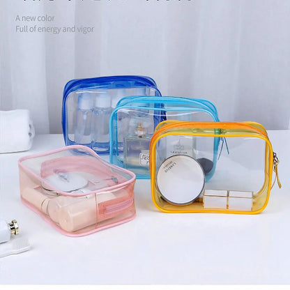 Samantha | Compact & Portable Transparent Design Makeup Pouch