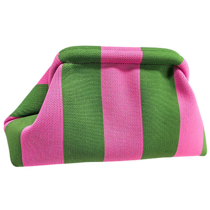 Lanie | Stylish & Versatile Striped Cosmetic Clutch