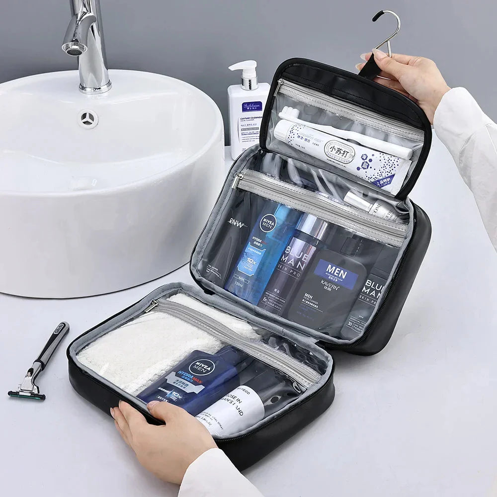 Lilianna | Convenient & Practical Multi-Layer Cosmetics Bag