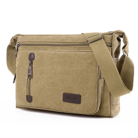 Patrick | Vintage Canvas Men's Crossbody Messenger Bag