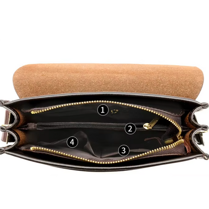 Malakai | Designer Leather Small Crossbody Bag