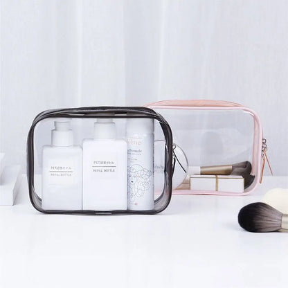 Samantha | Compact & Portable Transparent Design Makeup Pouch