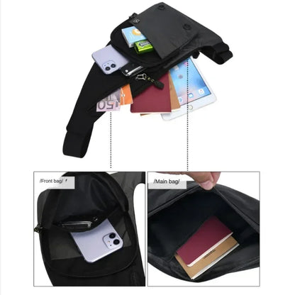 Mark | Compact Waterproof Canvas Crossbody Sling Bag