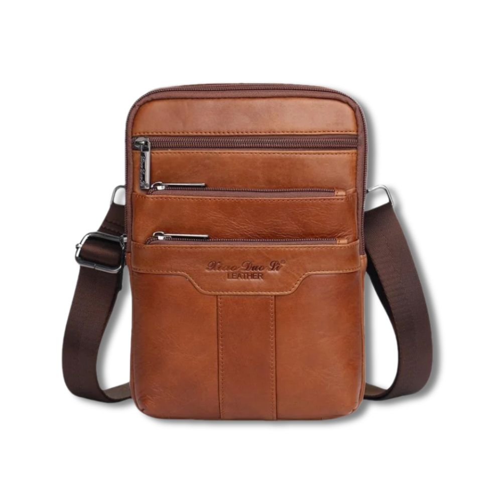 Simon | Men's Leather Crossbody Messenger Bag