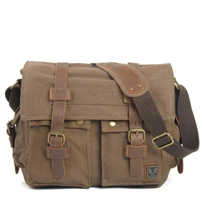 Peter | Rugged Canvas Men's Crossbody Messenger Bag