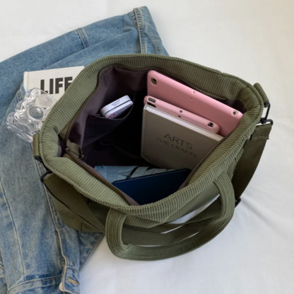 Teresa | Corduroy Crossbody Travel Bag