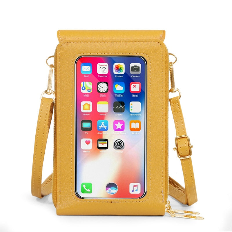 Maggie | Clear Touch Crossbody Phone Bag
