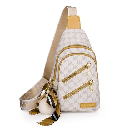 Adley | Women's Leather Crossbody Chest Travel Sling Bag