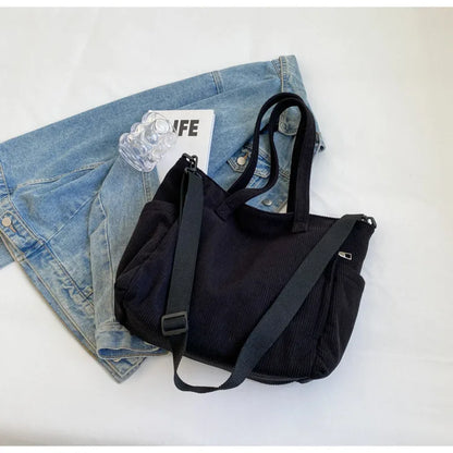 Teresa | Corduroy Crossbody Travel Bag