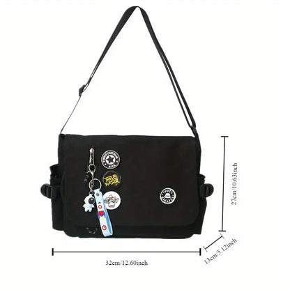 Adonis | Trendy Nylon Lightweight Crossbody Messenger Bag
