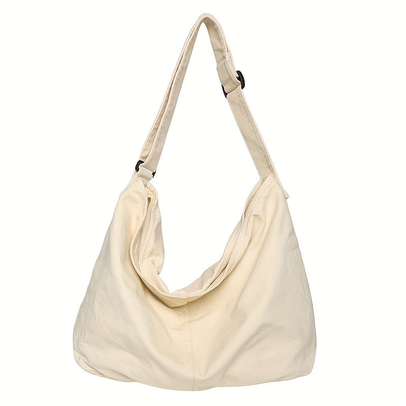 Selah | Large Canvas Crossbody Messenger Bag