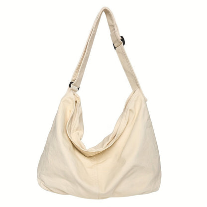 Selah | Large Canvas Crossbody Messenger Bag