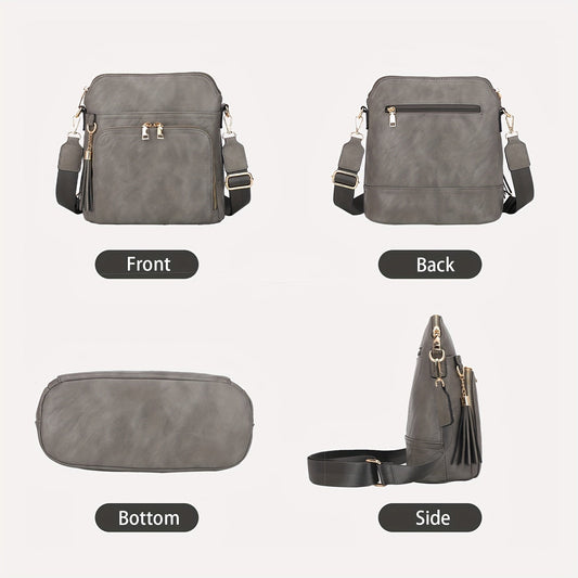 Julianna | Anti-Theft Vintage Style Tassel Crossbody Bag