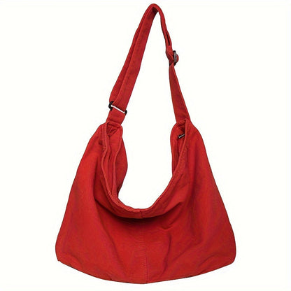 Selah | Large Canvas Crossbody Messenger Bag