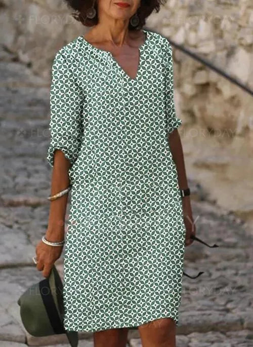 LILY | Effortlessly Chic Mid-Length Dress for a Breezy Look - Lizabella Fashion