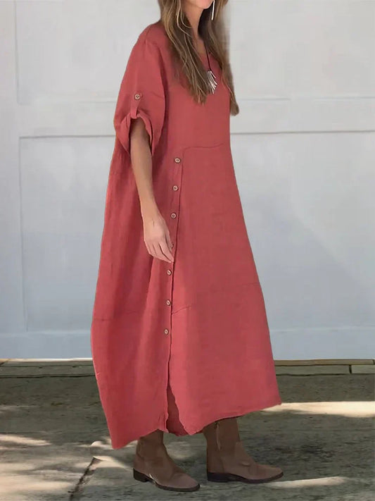 MABEL | Ultra-Comfortable Breathable Cotton Dress - Lizabella Fashion