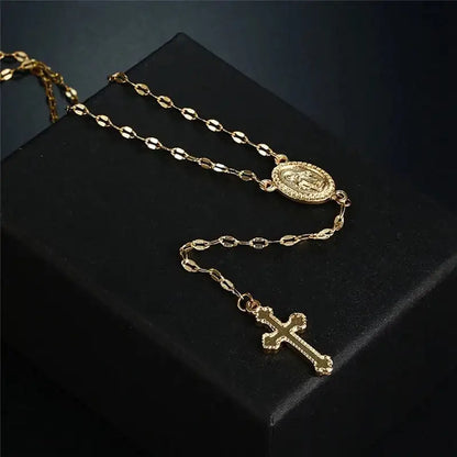 Elena | Timeless Elegance Rosary Necklace