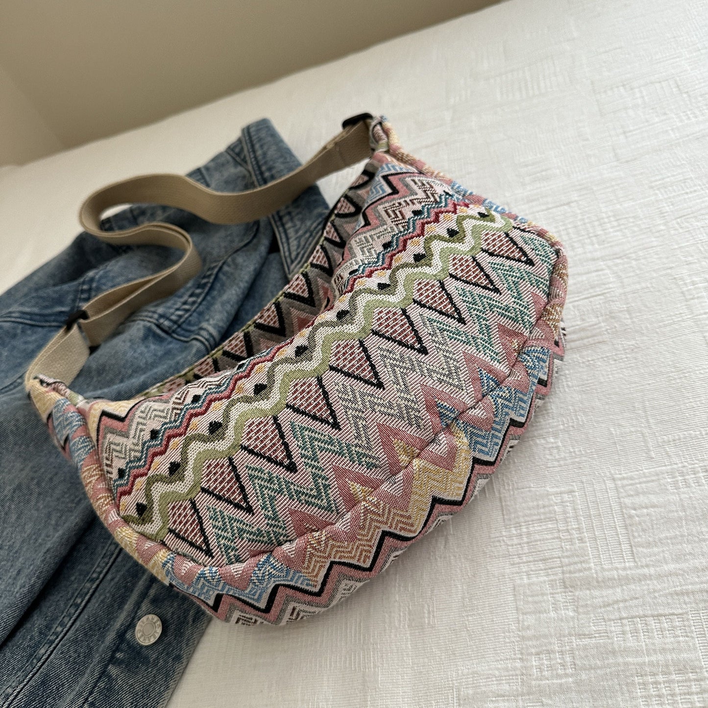 Iliana | Boho Chic Ethnic Travel Crossbody Bag