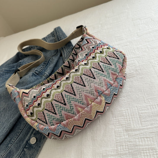 Iliana | Boho Chic Ethnic Travel Crossbody Bag