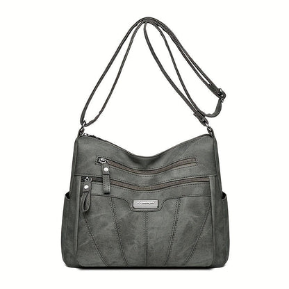 Kylee | Multi-Layer Leather Crossbody Travel Bag