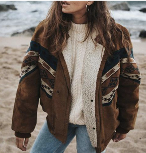 Celeste | Flattering Fit Boho-Vintage Design Jacket