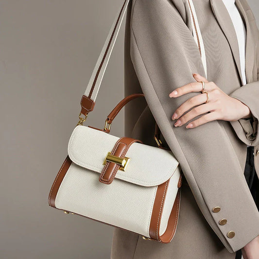 Treasure | Leather Top Handle Crossbody Bag