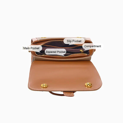 Treasure | Leather Top Handle Crossbody Bag