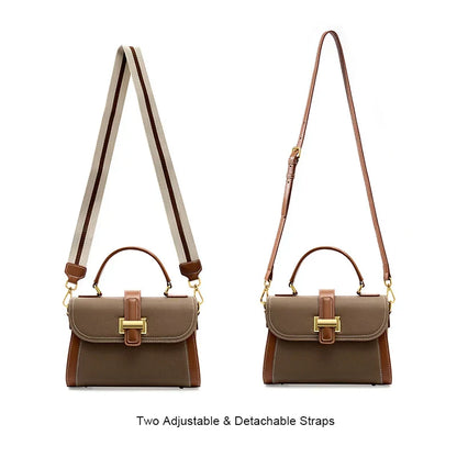 Treasure | Leather Top Handle Crossbody Bag