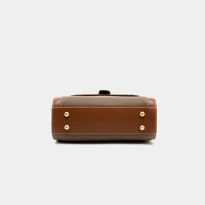 Treasure | Leather Top Handle Crossbody Bag