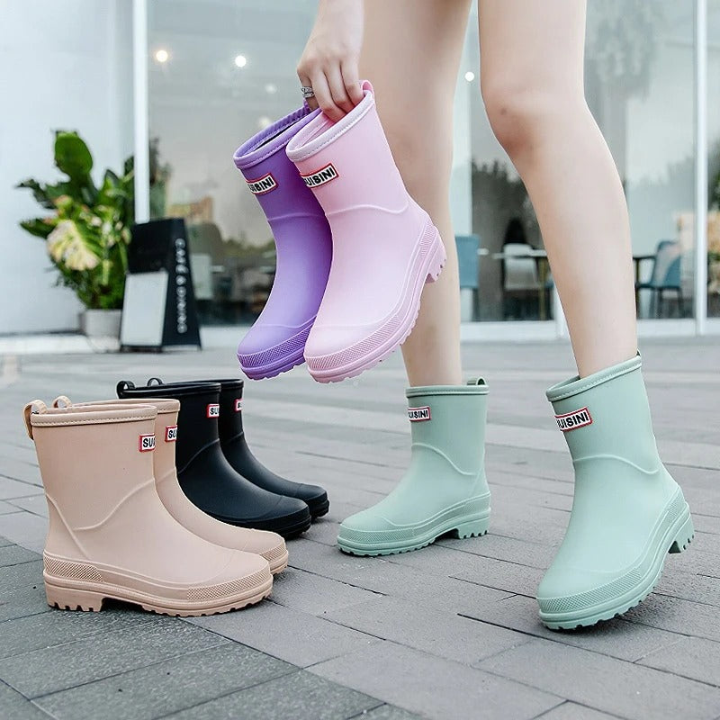 Ivy | Mid-Calf Rain Boots – Look Great, Stay Dry