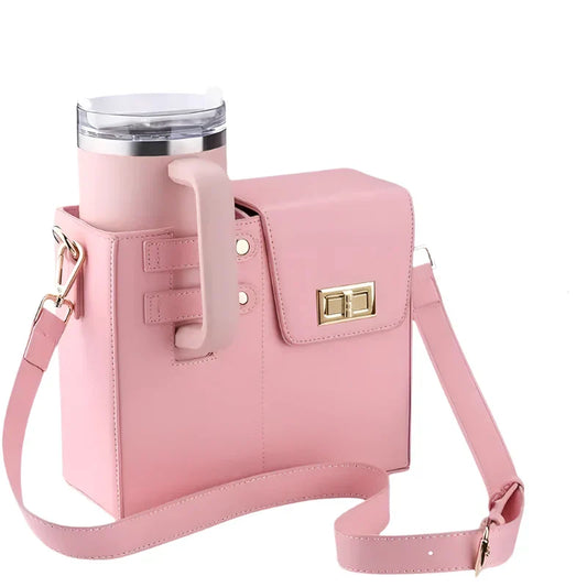 Louisa | Stylish & Multi-Functional Crossbody Messenger Water Cup Holder Bag