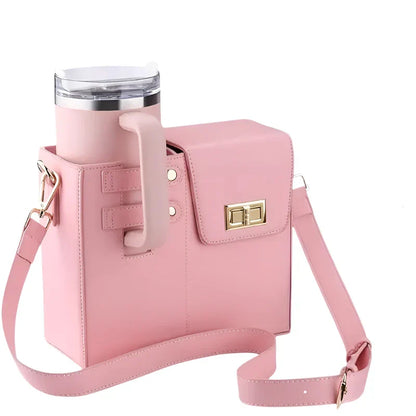 Louisa | Stylish & Multi-Functional Crossbody Messenger Water Cup Holder Bag