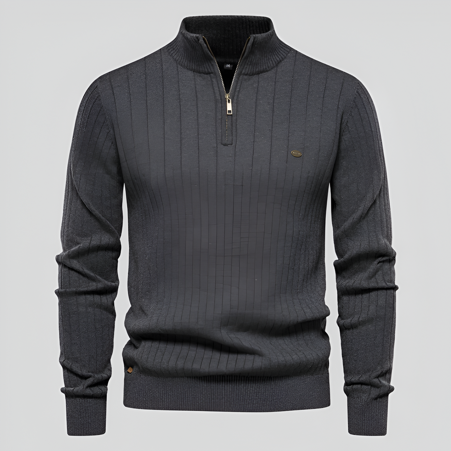 NIGEL | Premium Zip up Sweater Cotton - Lizabella Fashion
