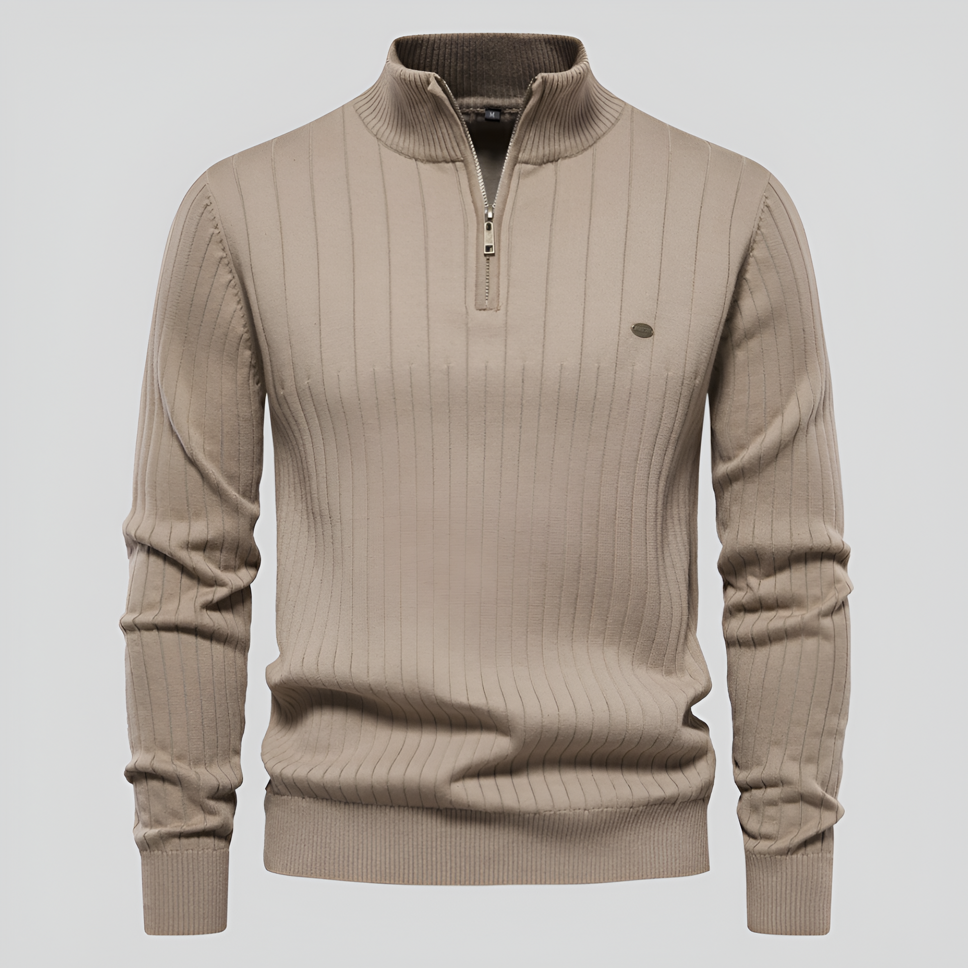 NIGEL | Premium Zip up Sweater Cotton - Lizabella Fashion