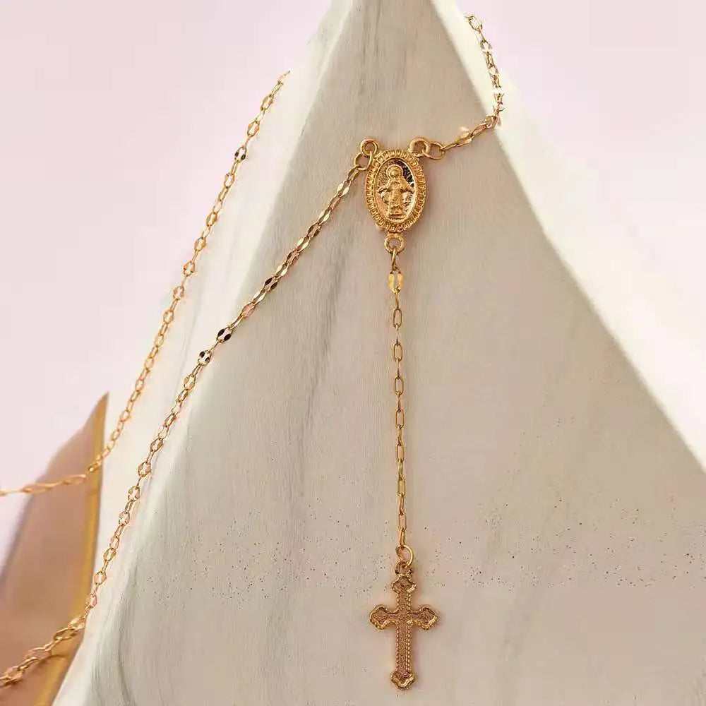 Elena | Timeless Elegance Rosary Necklace